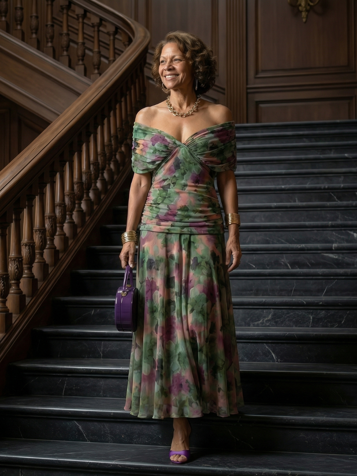 Żaneta | Robe Midi Espagnole