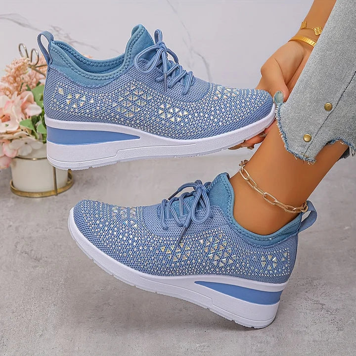 Zielka – Chaussures orthopédiques à la mode avec zircone cubique