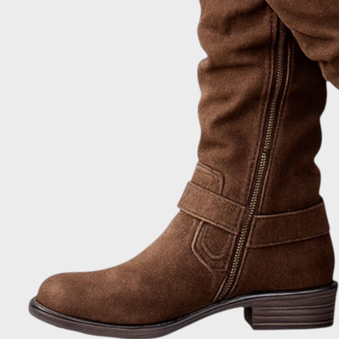 Winella – Bottines montantes avec maille tricotée