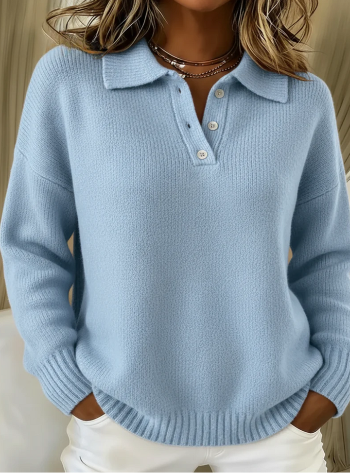 Elinor - Le pull polo doux