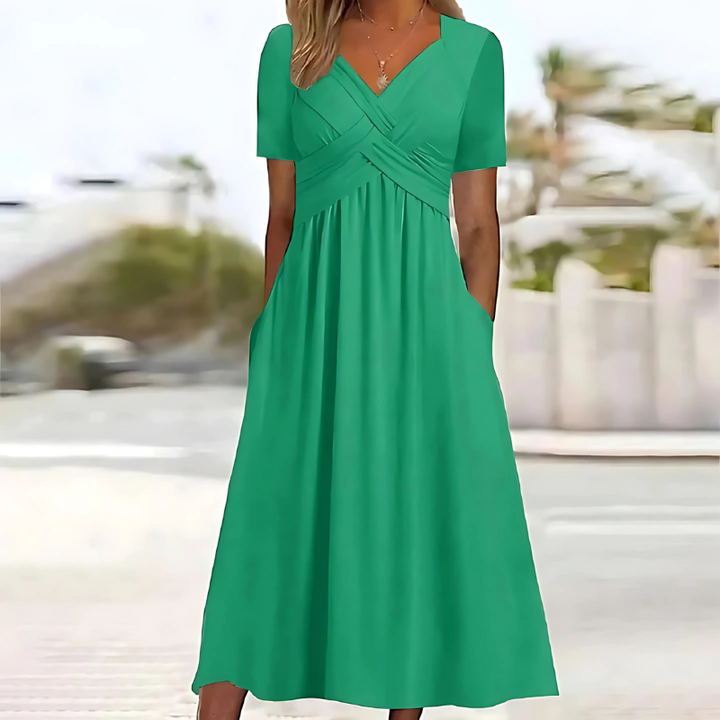 Léia | Robe élégante avec couverture du ventre
