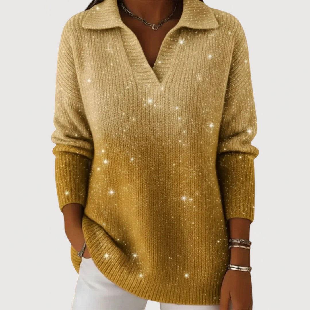Brivelle – Pull maille brillante