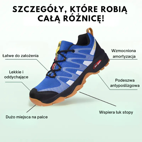 Tomasz – Chaussures orthopédiques pour hommes assurant un confort de marche