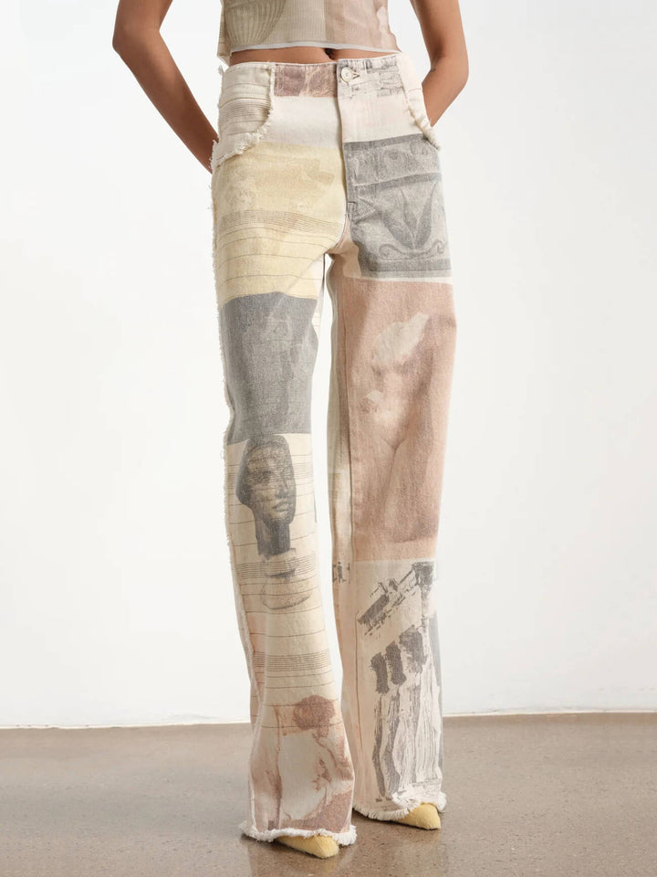 Eustachia – Jean large taille haute