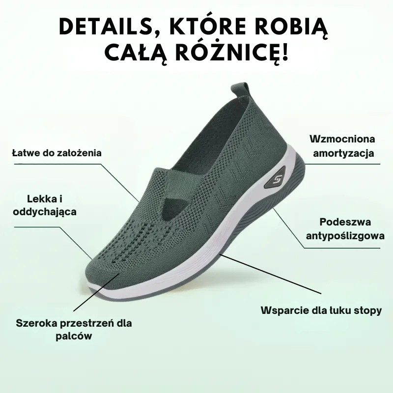 Gosia – Baskets orthopédiques confort pour femme