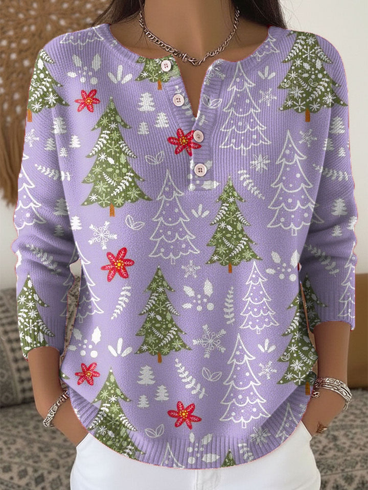 Kalira – Pull de Noël avec boutons