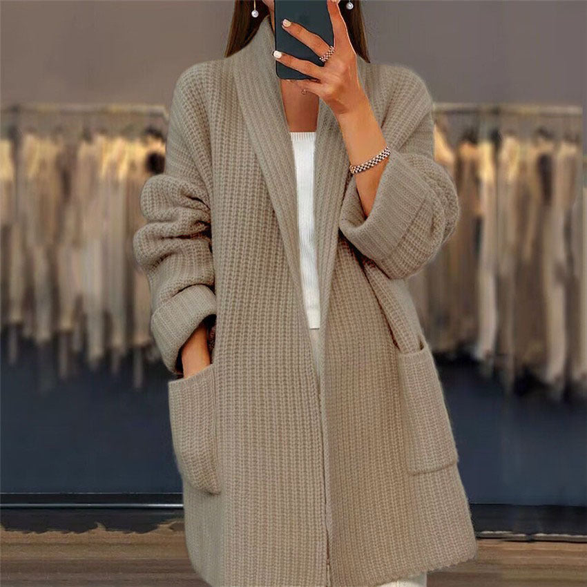 Iweta – Cardigan tricoté avec poches