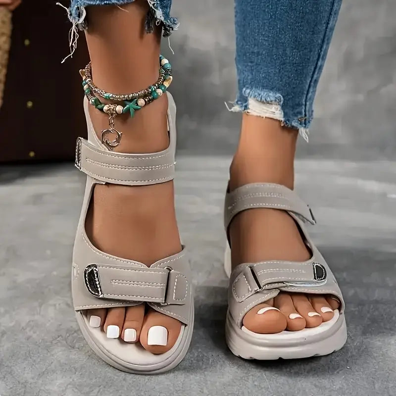 Marzora – Sandales compensées orthopédiques confortables