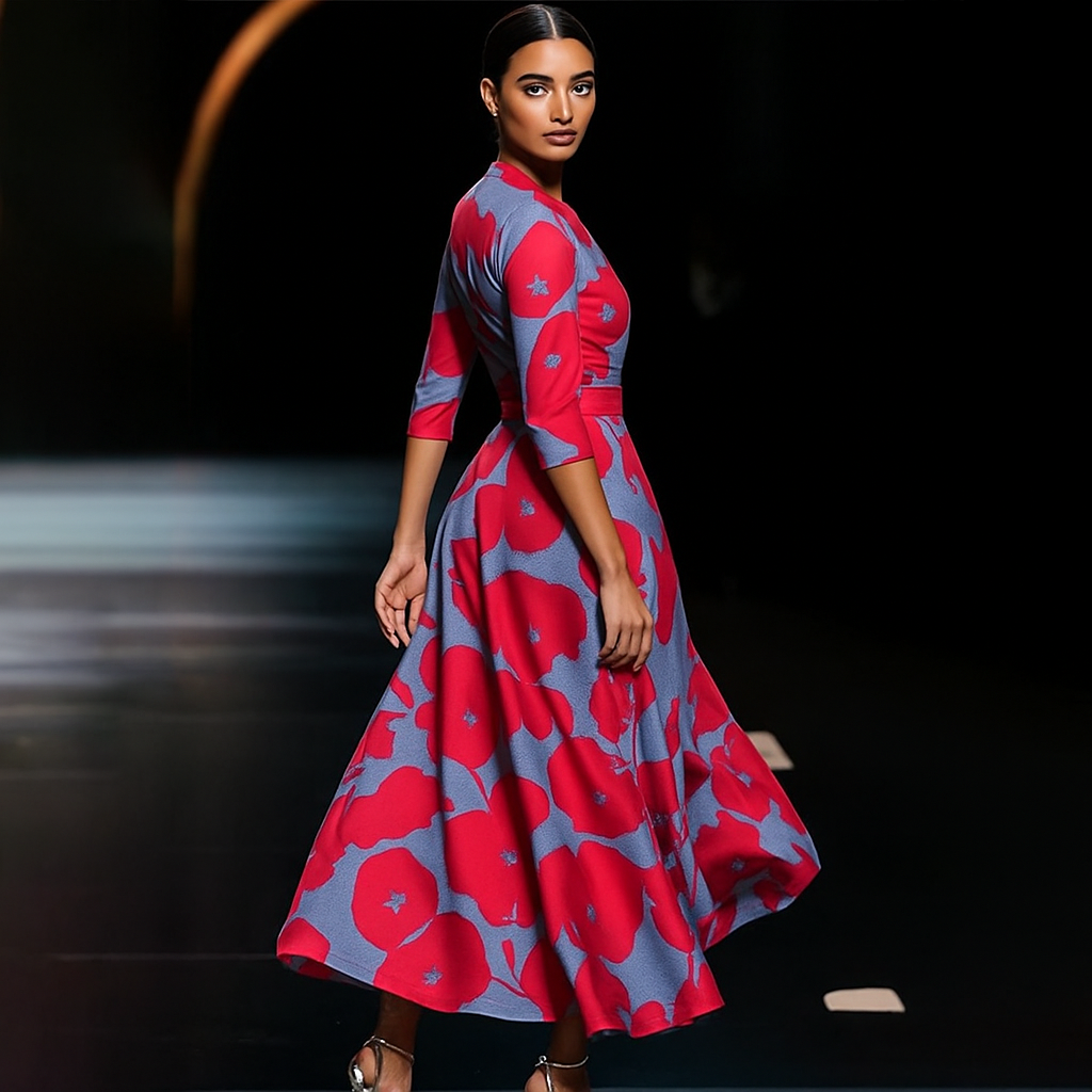 Aurore™ | Robe col V confortable au quotidien