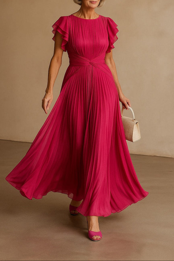 Mud™ - Robe de soirée élégante avec plis