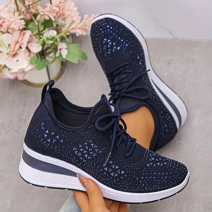 Zielka – Chaussures orthopédiques à la mode avec zircone cubique