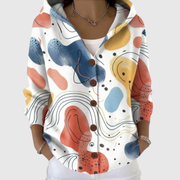 Solène | Cardigan Abstrait Moderne