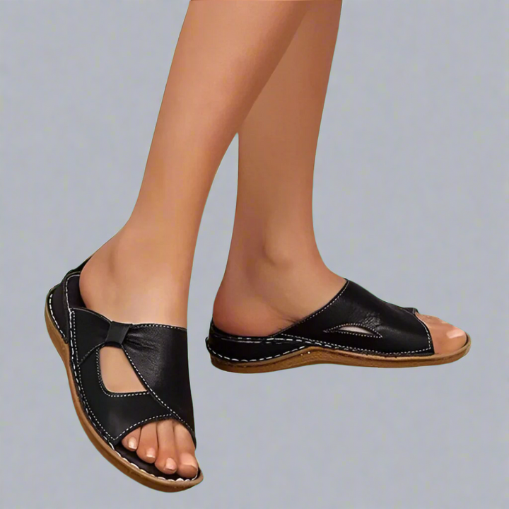 Maria - Sandales orthopédiques en cuir de la plus haute qualité