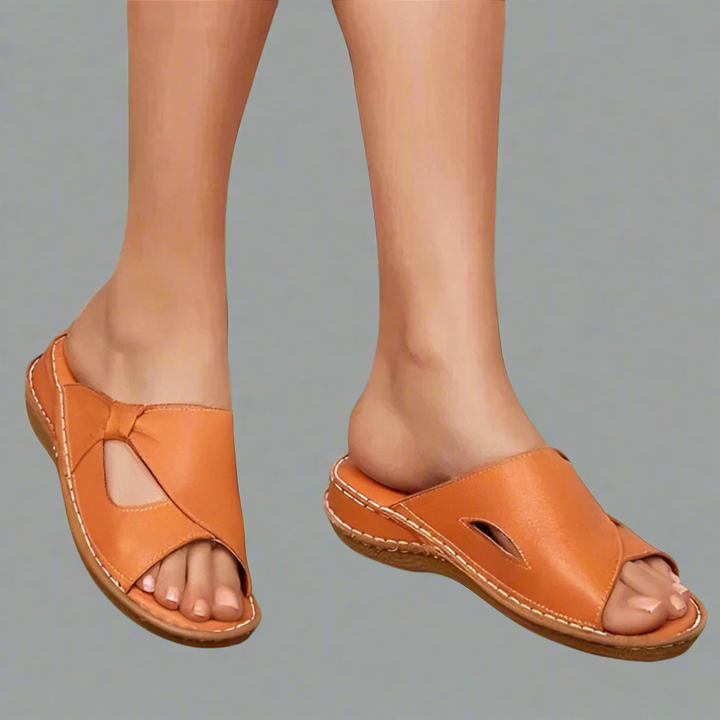 Maria - Sandales orthopédiques en cuir de la plus haute qualité