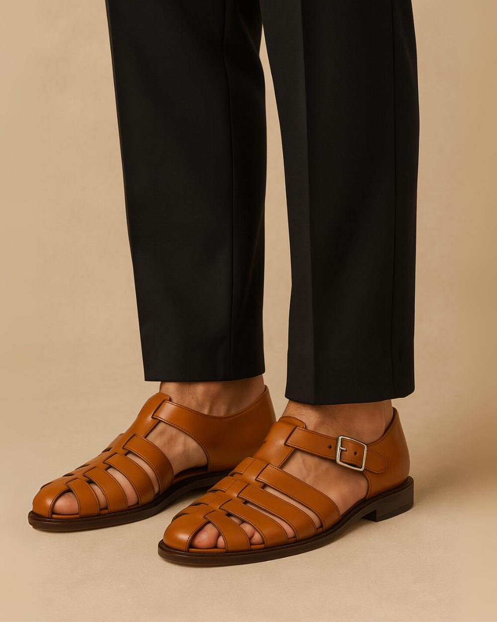 Tavion – Sandales à brides tressées