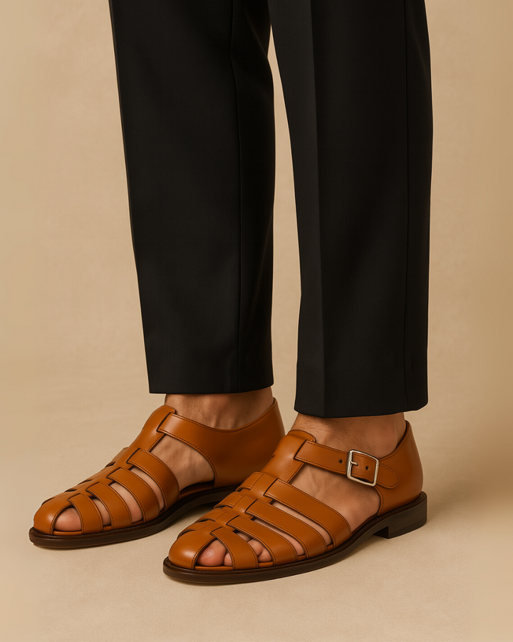 Tavion – Sandales à brides tressées