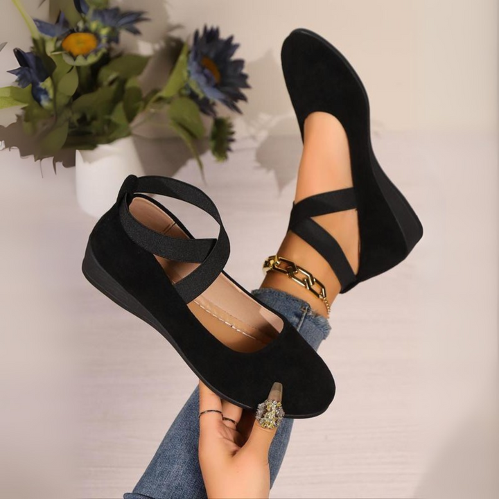Meliora – Chaussures compensées confortables à enfiler