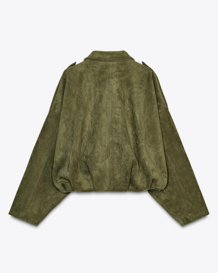 Monika - Blouson Bomber En Daim