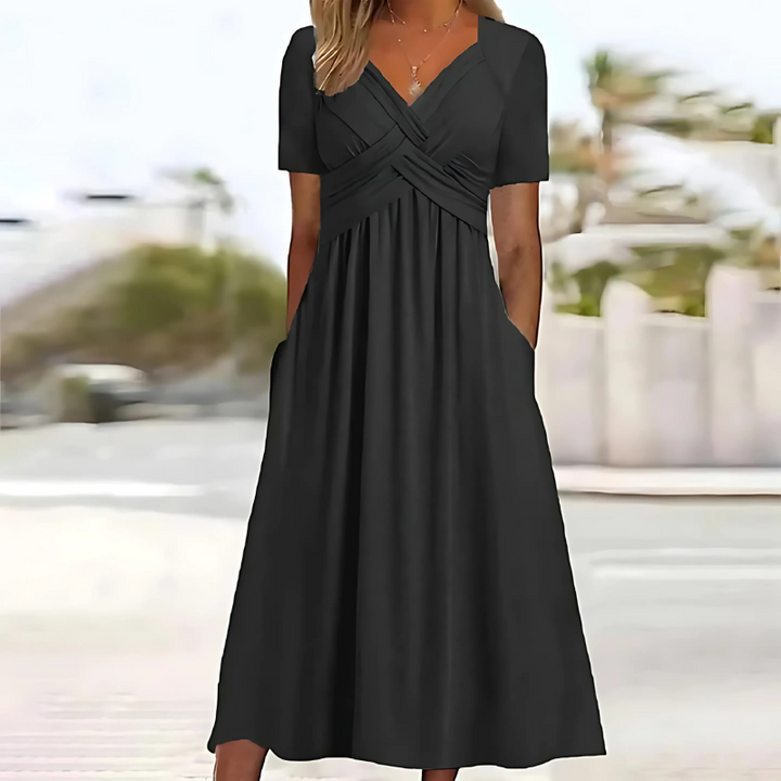 Léia | Robe élégante avec couverture du ventre