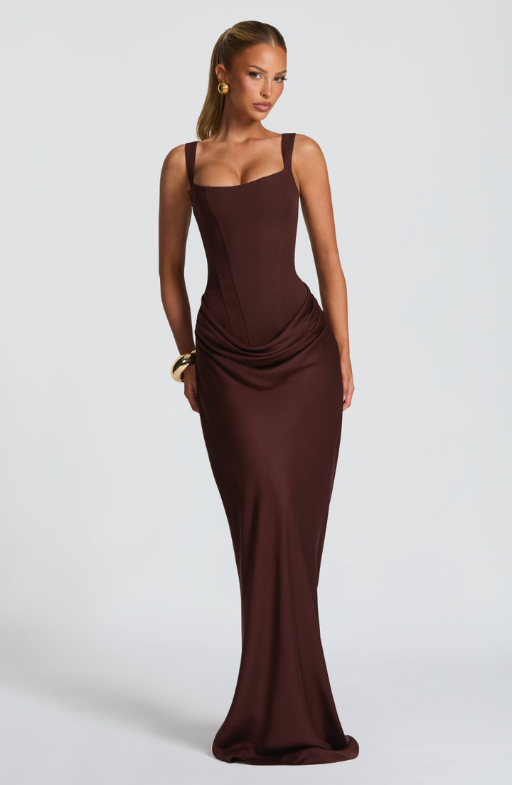 ÉLÉNA™ | ROBE MAXI EN FORME DE SABLIER