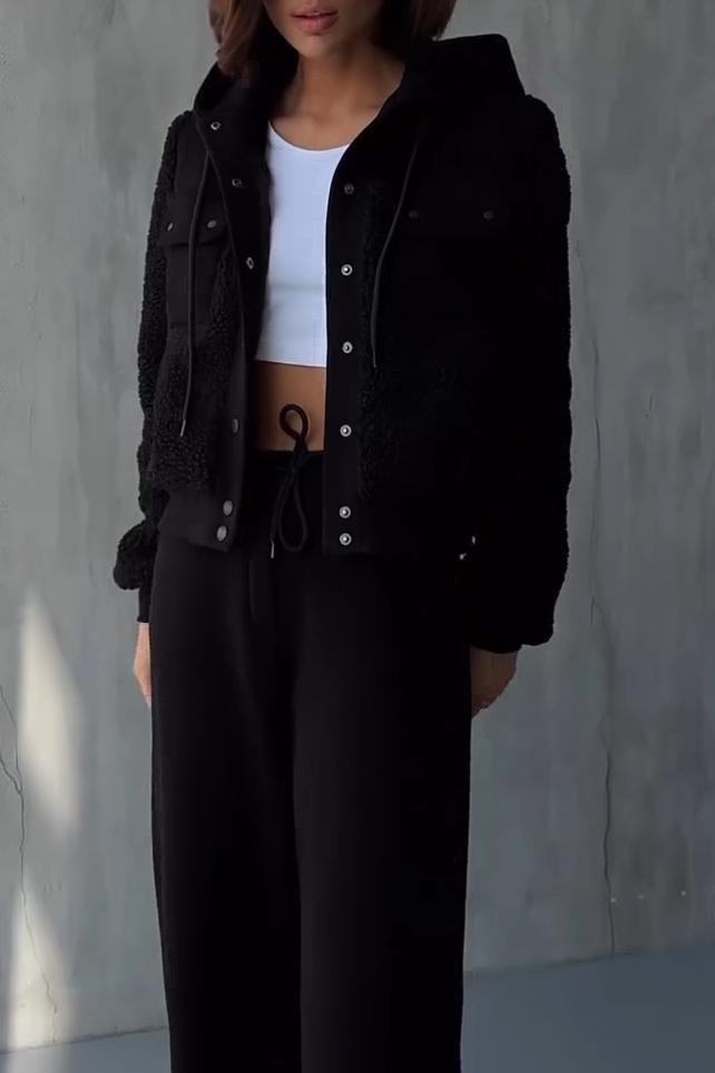 Lisette - Ensemble deux pièces sweat en laine d'agneau