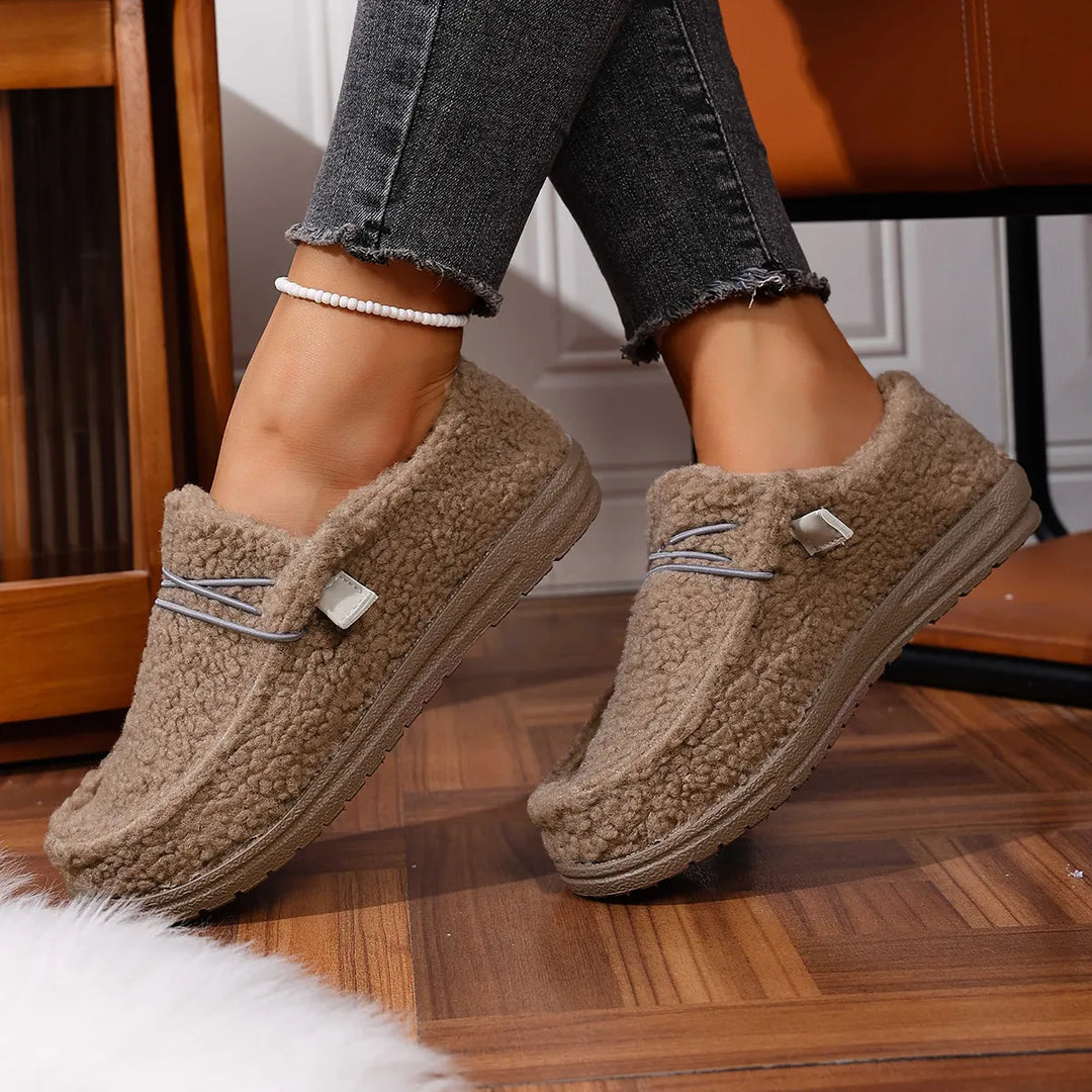 Rozalia – Chaussons Chauds Teddy