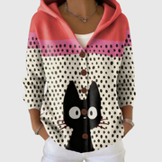 Noémie | Cardigan Chat Esprit Pop