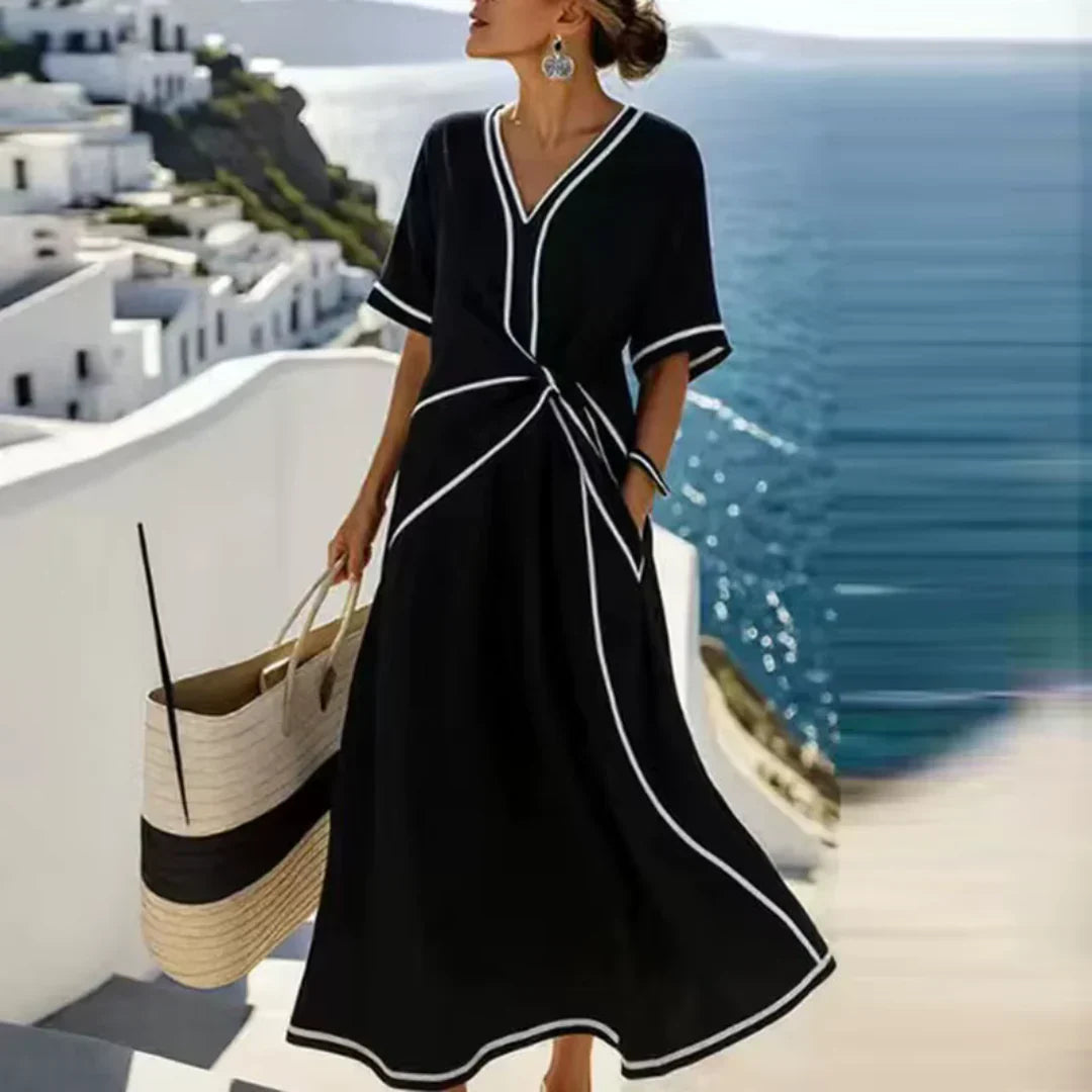 Athena™ - Robe longue d'été élégante et près du corps