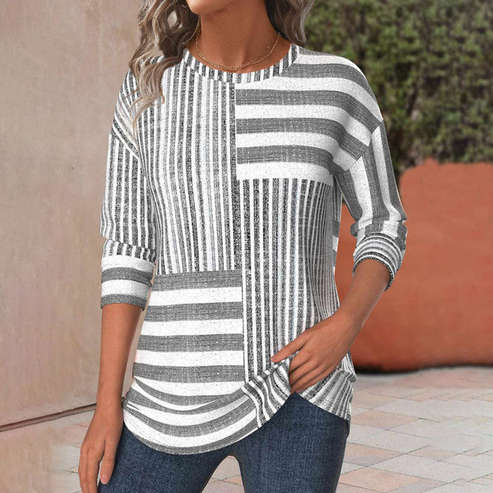 Velina – Blouse rayée aérienne