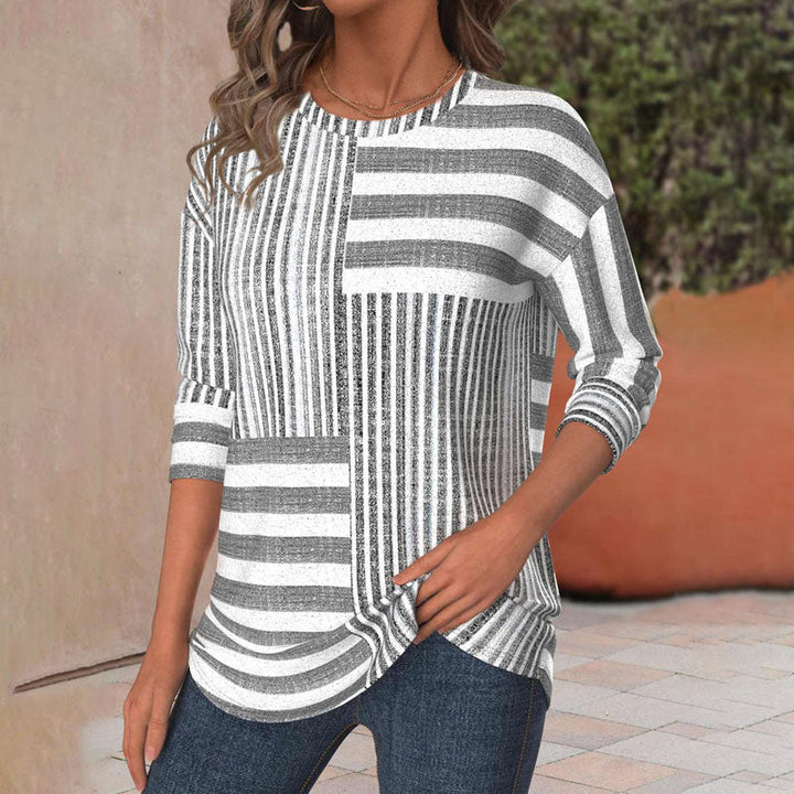 Velina – Blouse rayée aérienne