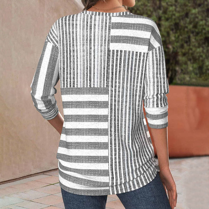 Velina – Blouse rayée aérienne