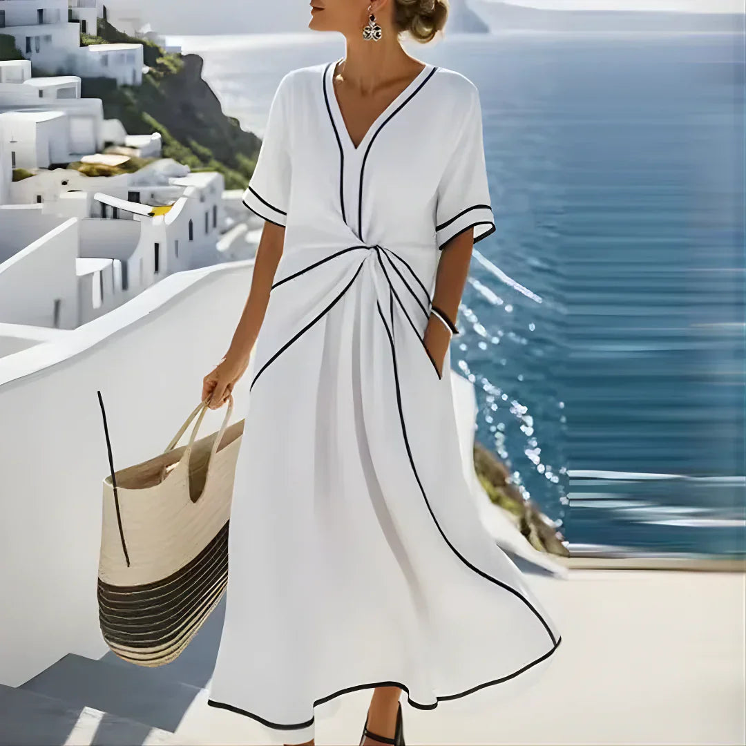 Athena™ - Robe longue d'été élégante et près du corps