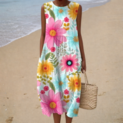 Adélaïde | Robe Midi Fleurie