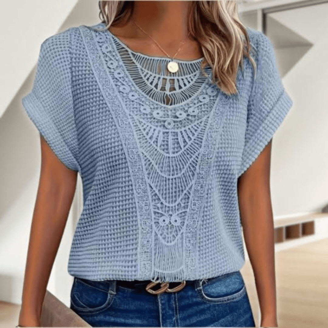Świętosława – Blouse élégante de style Ibiza