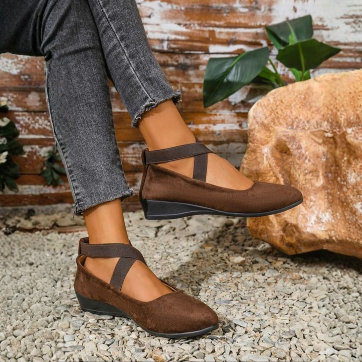 Meliora – Chaussures compensées confortables à enfiler