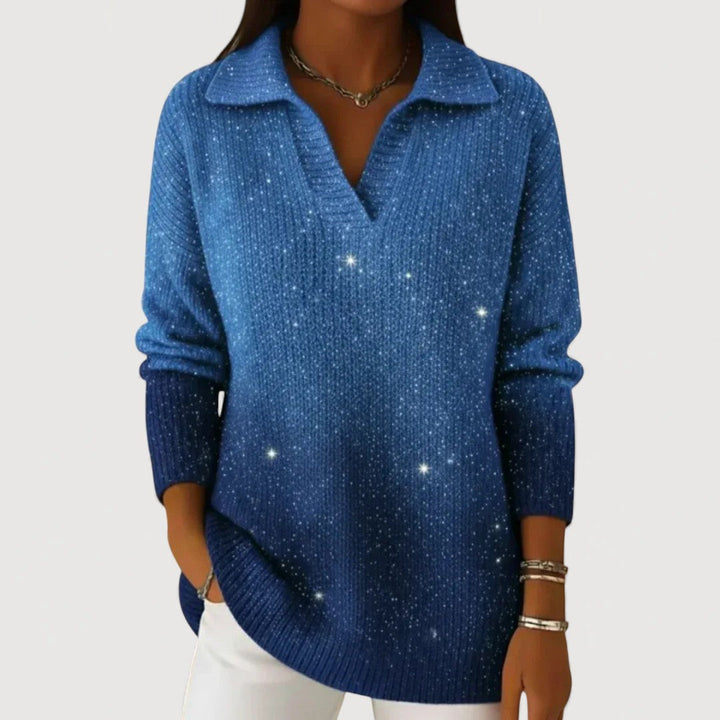 Brivelle – Pull maille brillante