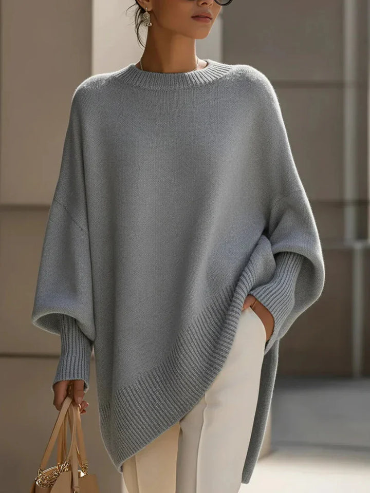 Mona | Poncho pull douillet moyen