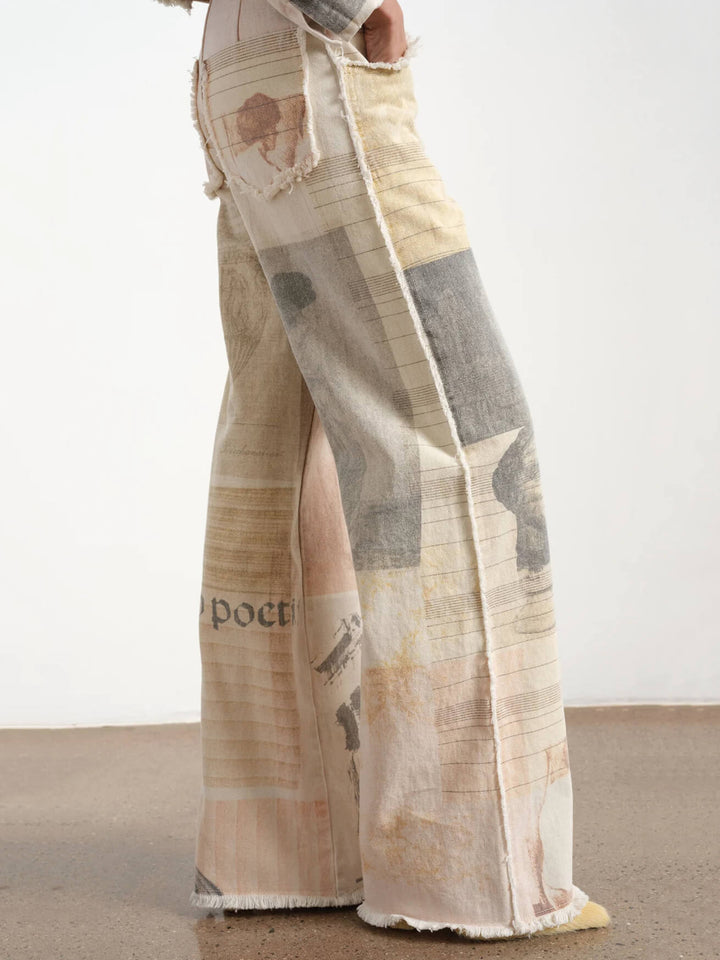 Eustachia – Jean large taille haute