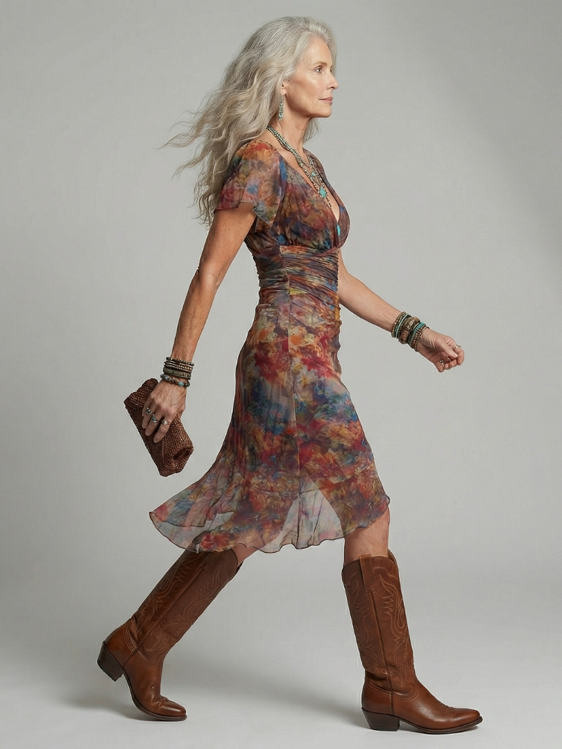Kamila | Robe Midi Halter