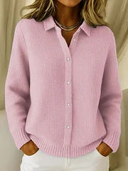 Maribella – Cardigan élégant avec col et manches longues