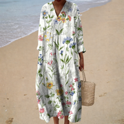 Hélène | Robe Longue Fleurie