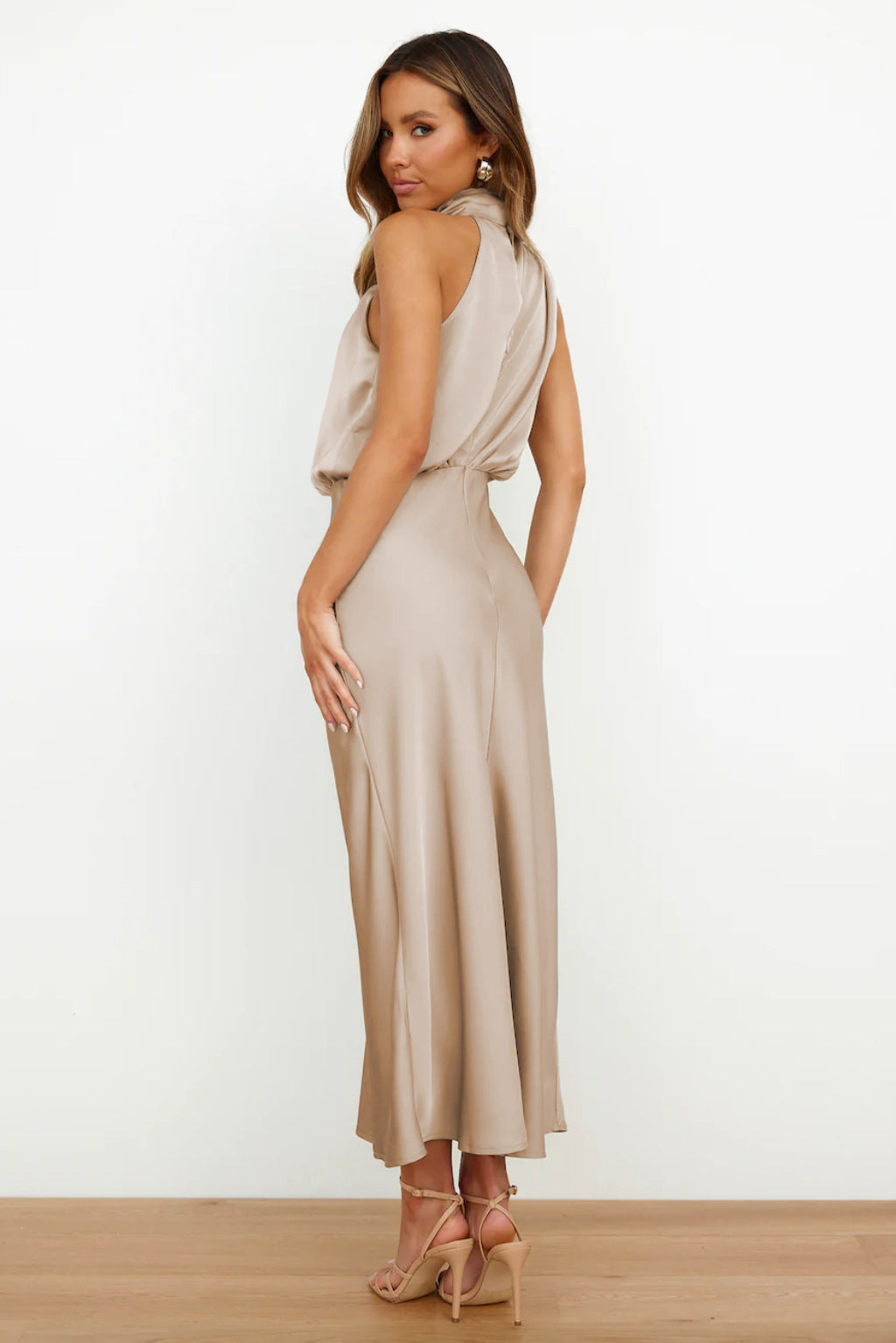 Robe drapée Sahara Quentin