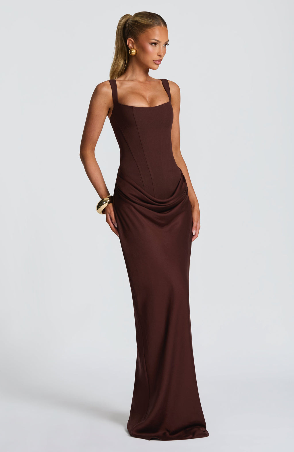 ÉLÉNA™ | ROBE MAXI EN FORME DE SABLIER