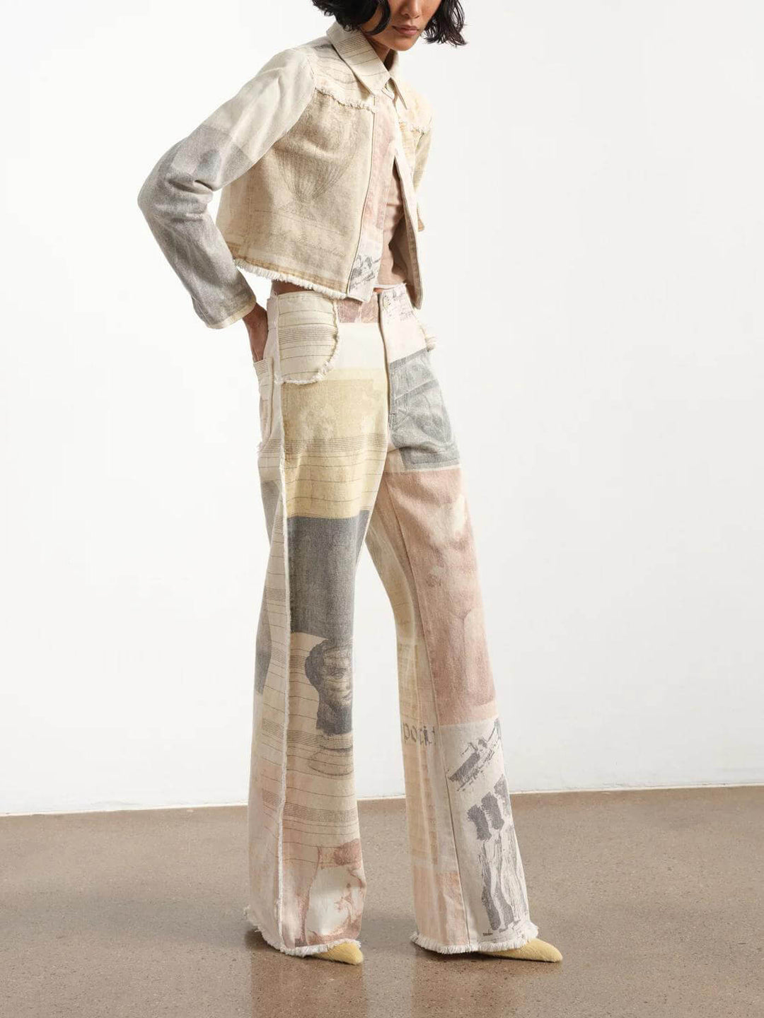 Eustachia – Jean large taille haute