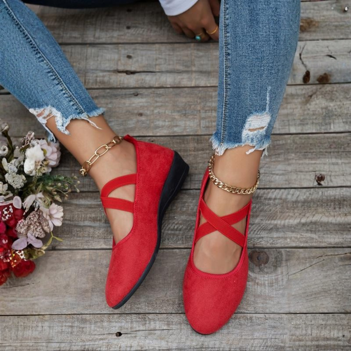 Liorenna – Ballerines à compensées fermées