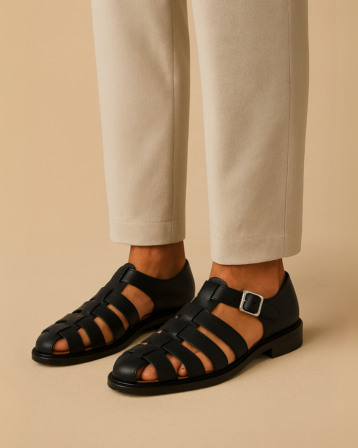 Tavion – Sandales à brides tressées