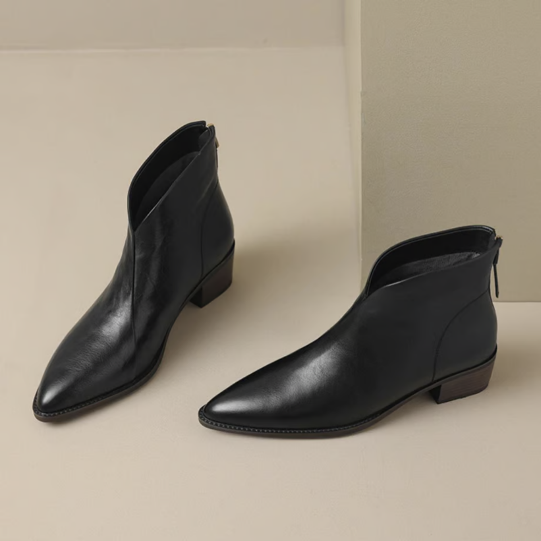 Ulvina – Bottines luxueuses à talons bas