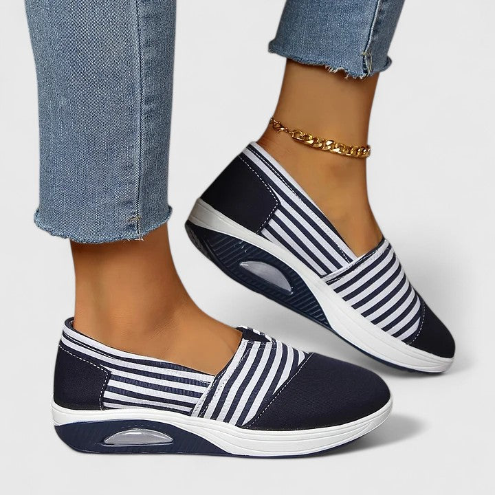 Marina | Baskets Slip-On Rayées