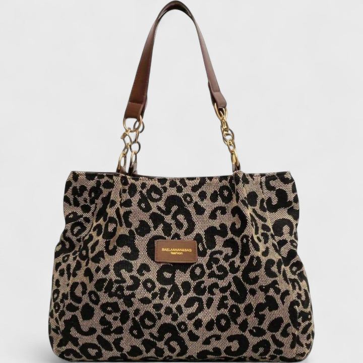 Dobrogosta – Sac shopping à motif léopard