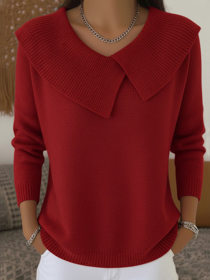 Sabrina – Pull de Noël à revers femme